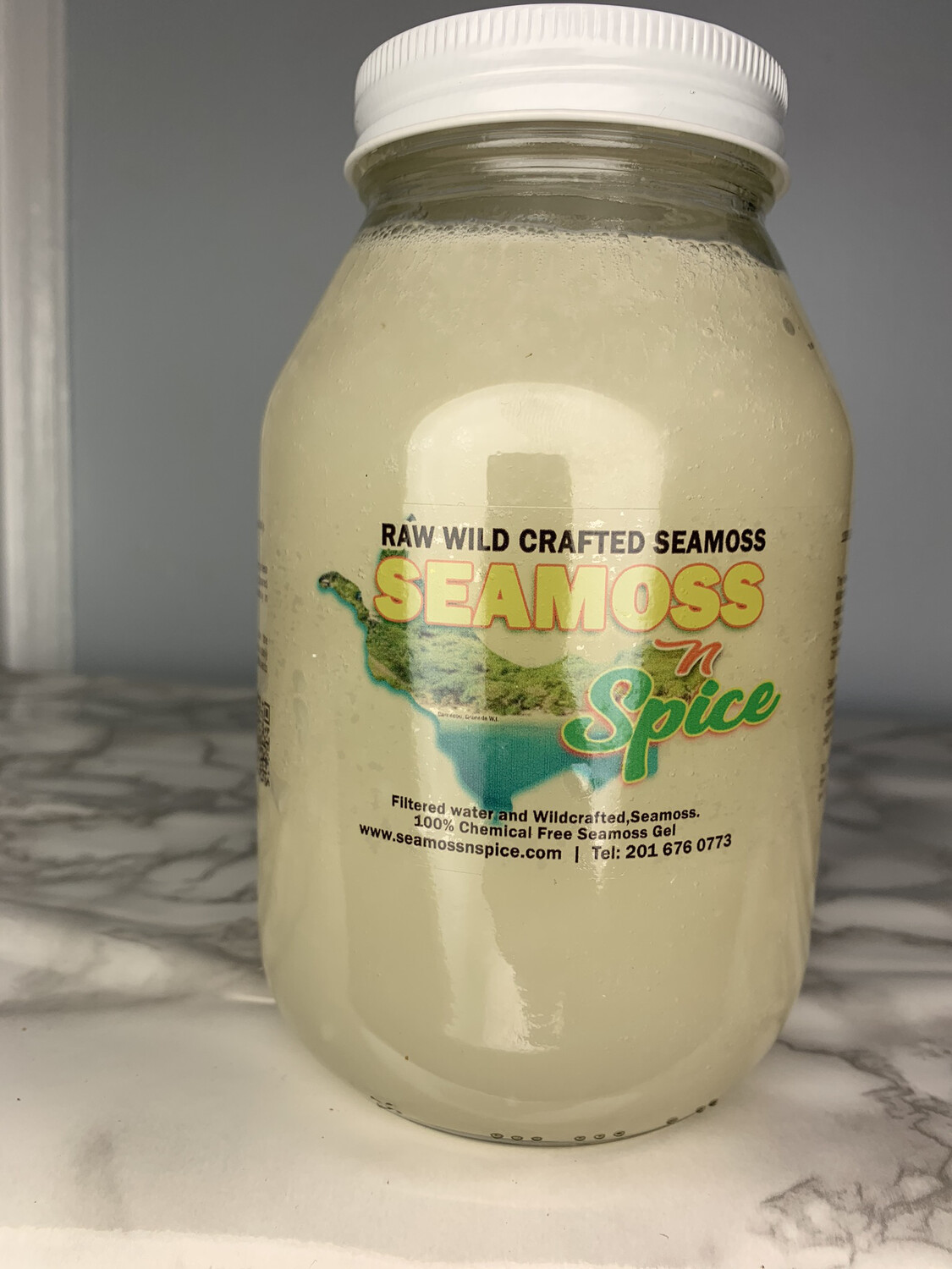 32 Oz Plain Organic WILDCRAFTED Sea Moss Gel
