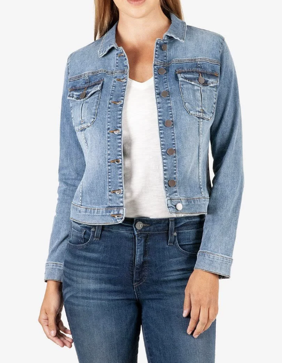 FITTED DENIM JACKET