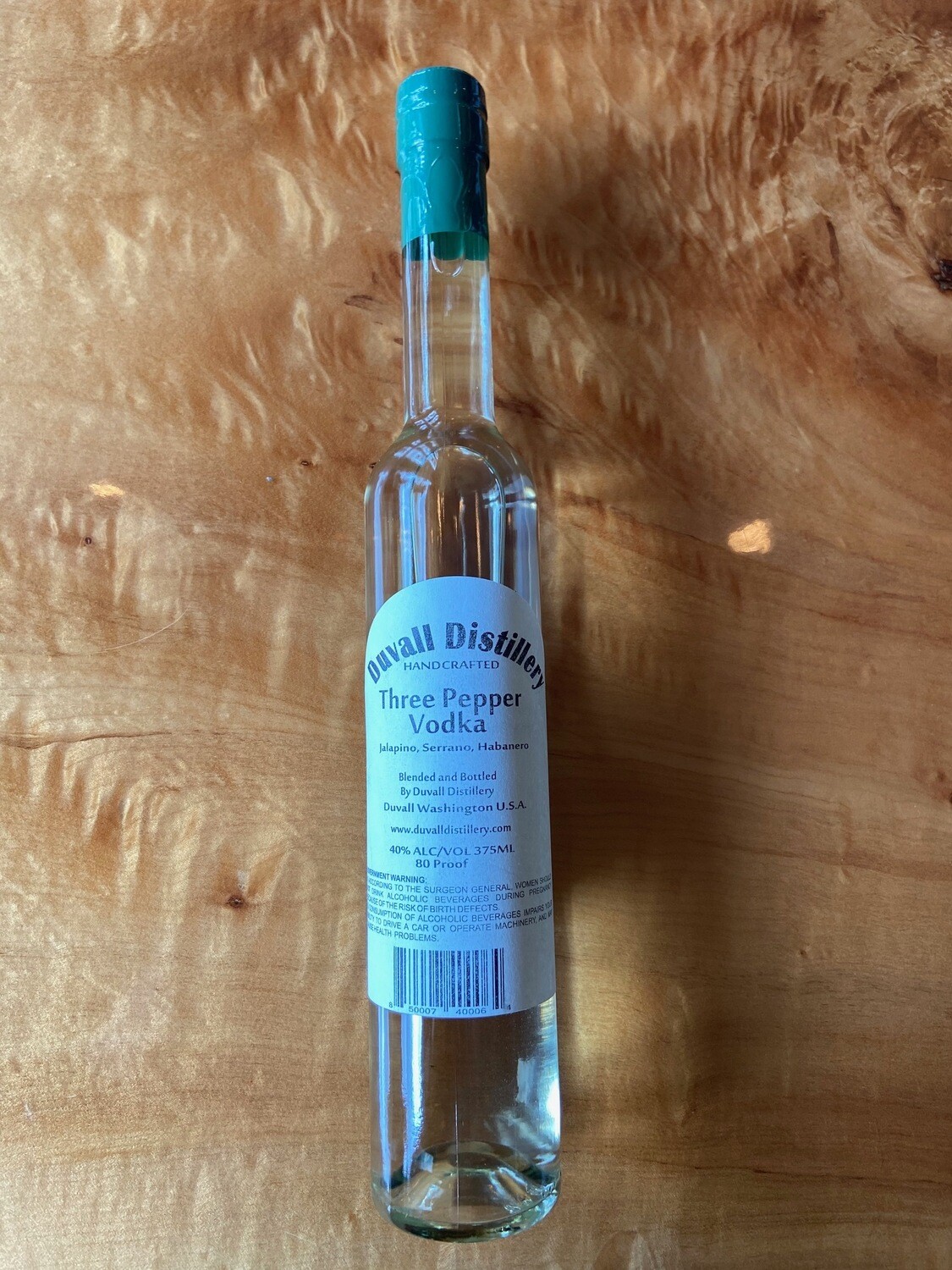 375ml Three Pepper Vodka(Pick Up)