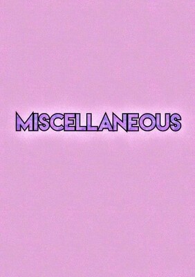 Miscellaneous