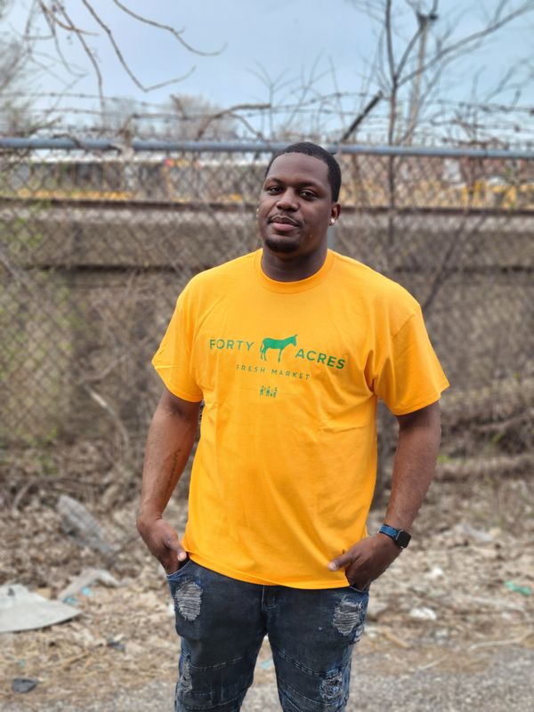 Forty Acres Fresh Market - Orange Logo T-shirt
