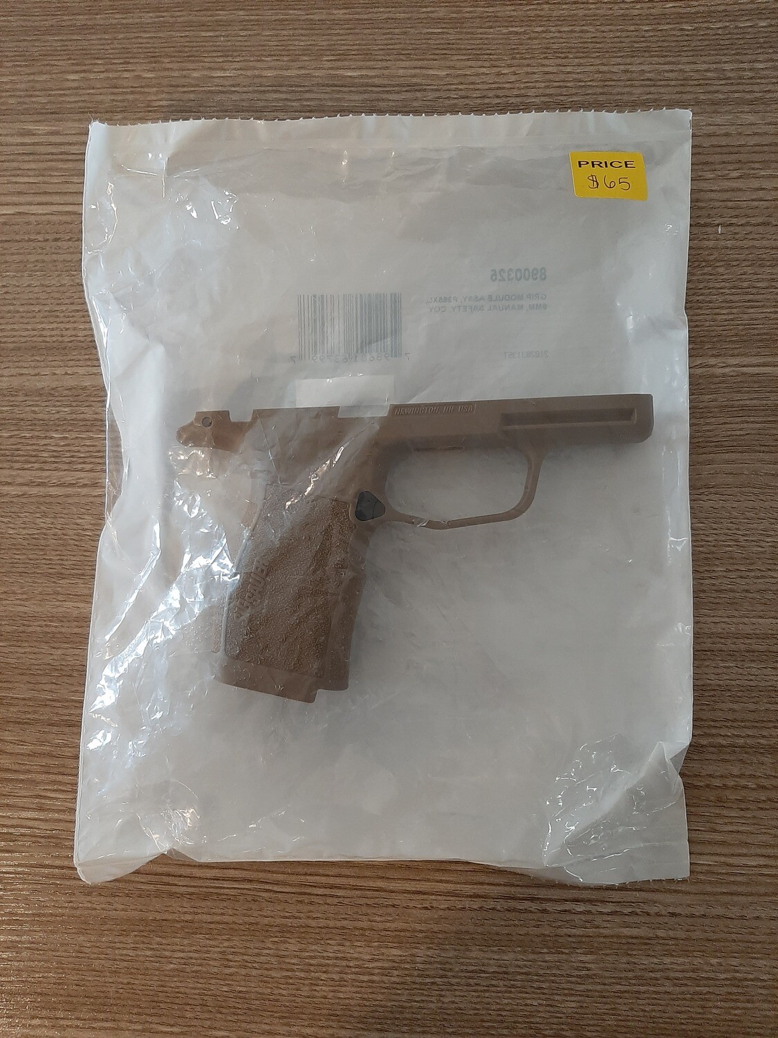 Sig Sauer P365XL Coyote Grip Module "Manual Safety"