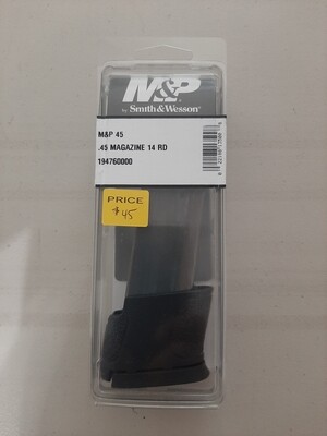 Smith &amp; Wesson MP45 14rd Extended Magazine 1.0 (Shipping &amp; P/Up Available)