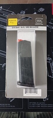 Glock 19 Gen5 9X19 15rd Magazine (Shipping &amp; P/Up Available)