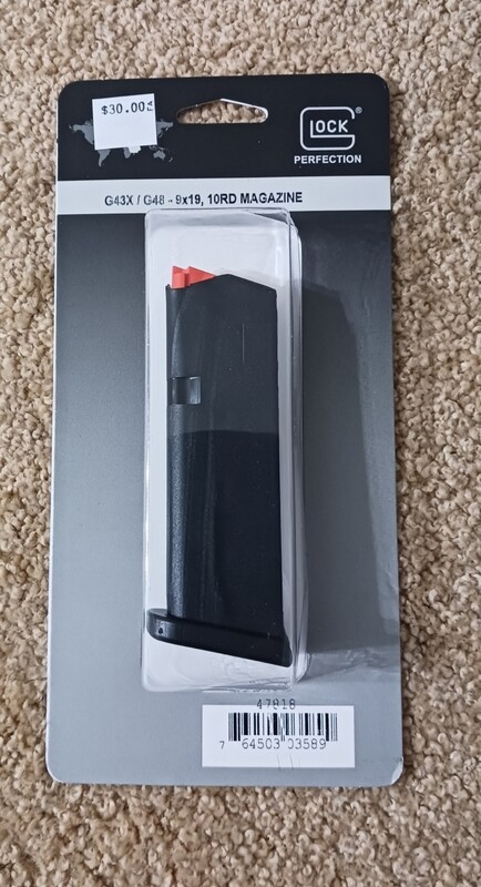 Glock 43X 9mm 10rd Mag (Shipping &amp; P/Up Available)