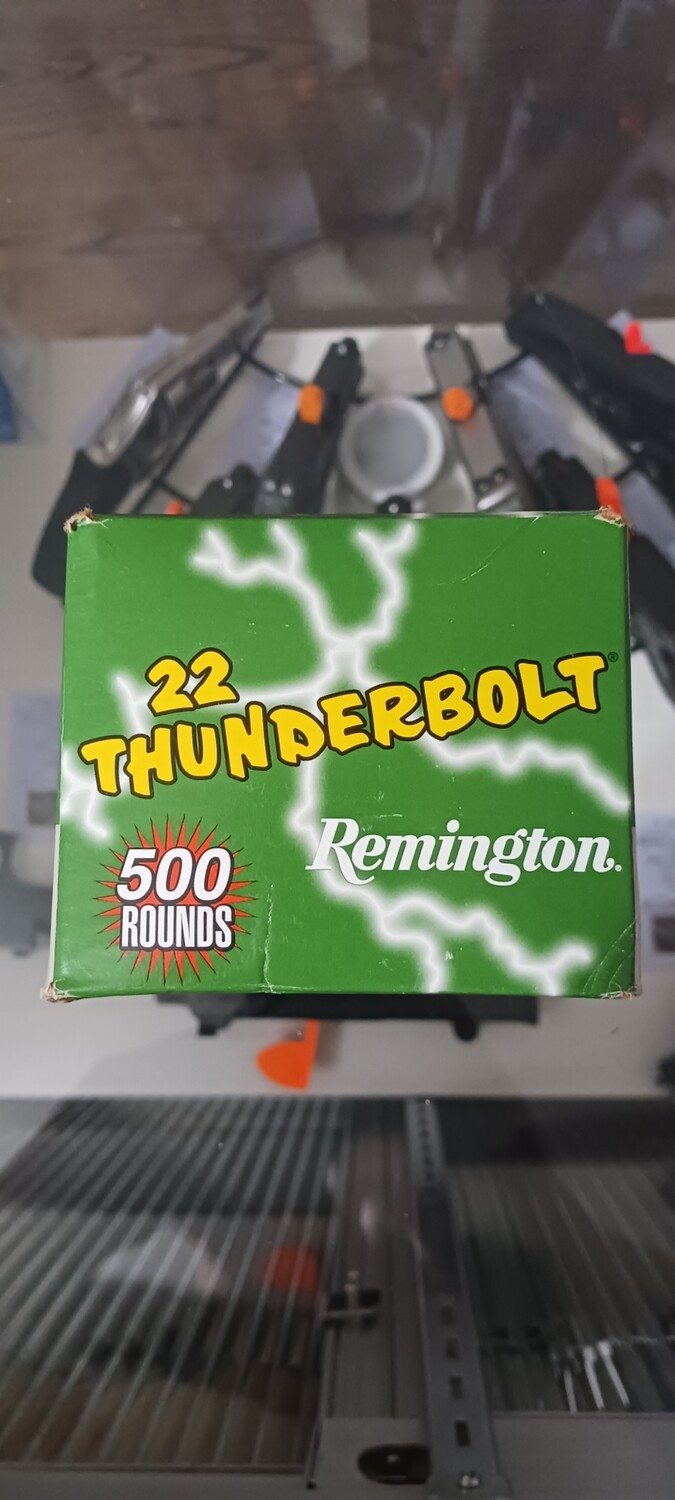 Remington Thunderbolt .22LR 40gr RN 500rd Bulk Box