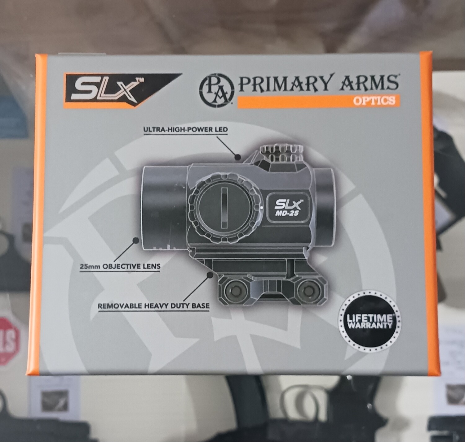 Primary Arms SLx MD-25 Micro Red Dot Sight-2 MOA