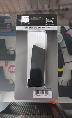 Glock 43 9X19 6rd Magazine Ext (Shipping &amp; P/Up Available)