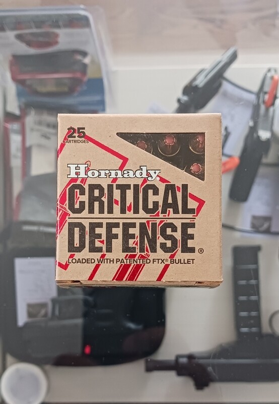 Hornady Critical Defense 357Mag 125gr FTX 25rd Box