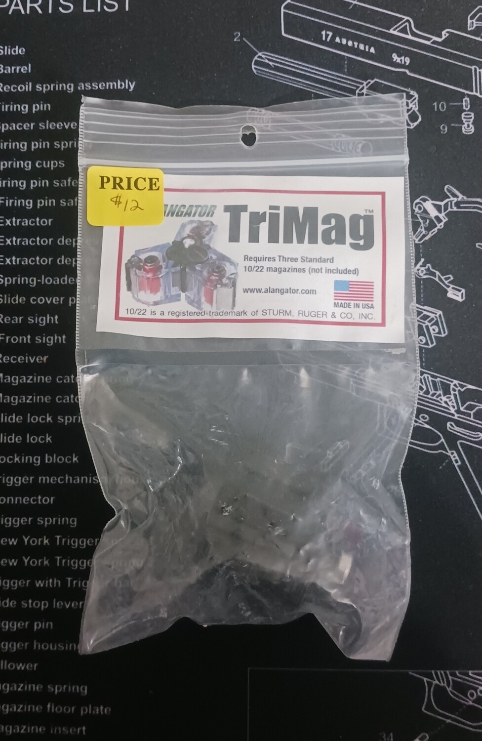 Alangator TriMag Coupler For Ruger 10/22