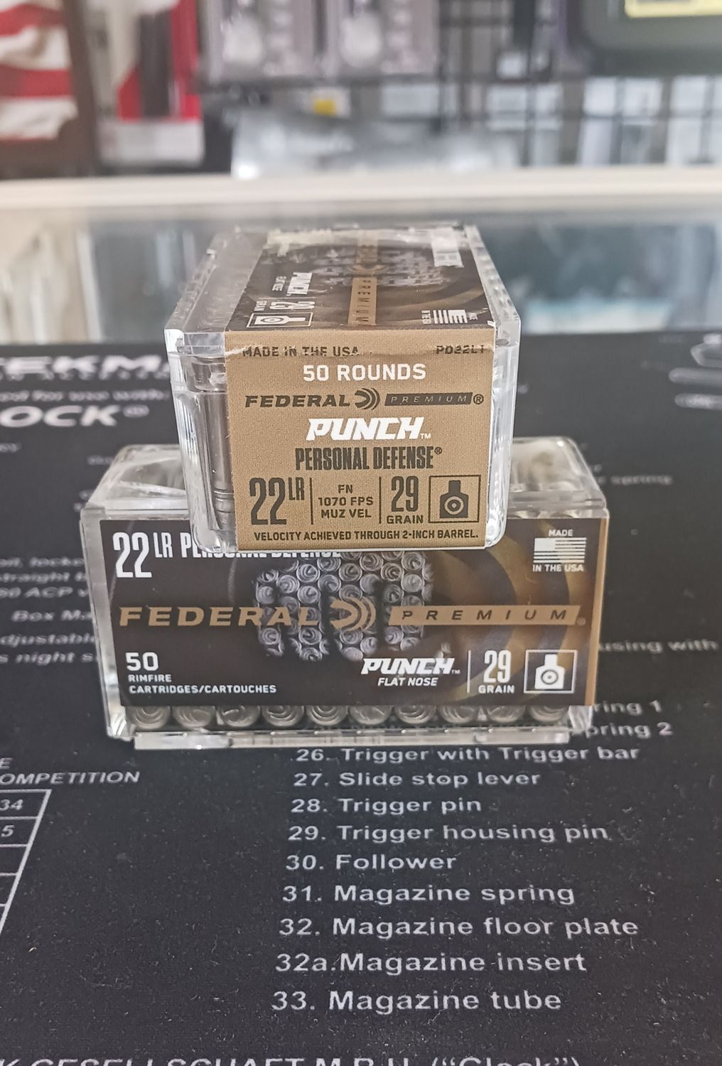 Federal Personal Defense Punch .22LR 29gr 50rd Box