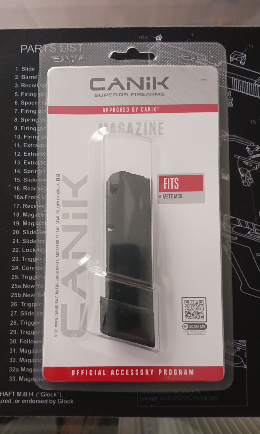 Canik Mete MC9 Micro 9mm 15rd Extended Magazine-BLK (Shipping & P/Up Available) Canik Mete MC9 Micro 9mm 15rd Extended Magazine-BLK (Shipping & P/Up Available)