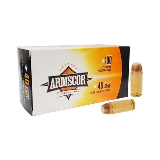 Armscor .40cal 180gr 100rd box Armscor .40cal 180gr 100rd box