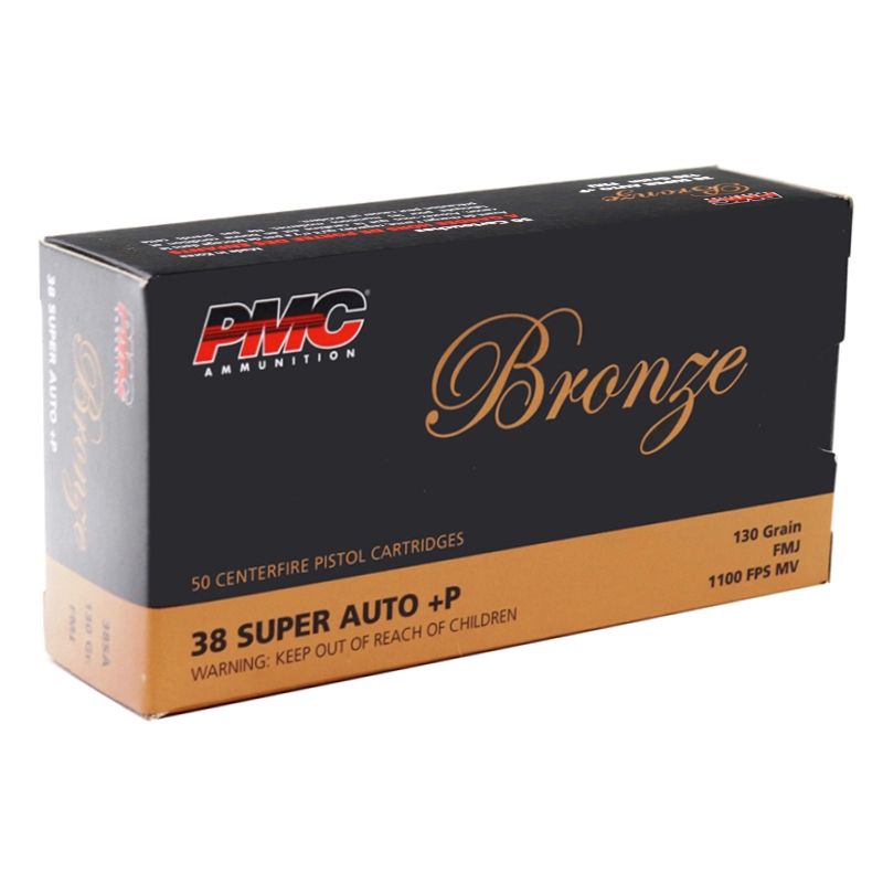 PMC .38Sup Auto +P 130gr 50rd Box