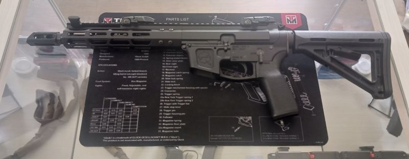 Fox Trot Mike FMP AR9 9mm 8.5in SBR w/Glock 33rd Mag by Gun Dungeon. Oak Lawn, IL (DEMO)