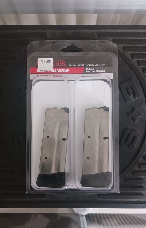 Ruger Max-9 Value 2-Pack 12rd Magazines (Shipping &amp; P/Up Available)