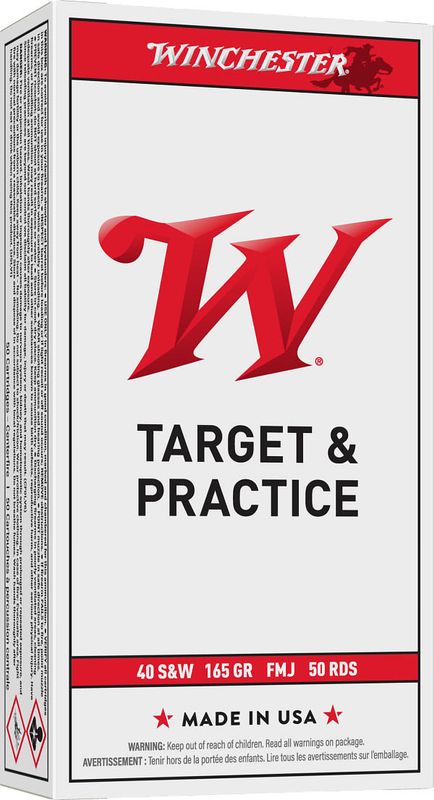 Winchester T&amp;P .40cal S&amp;W 165gr 50rd Box