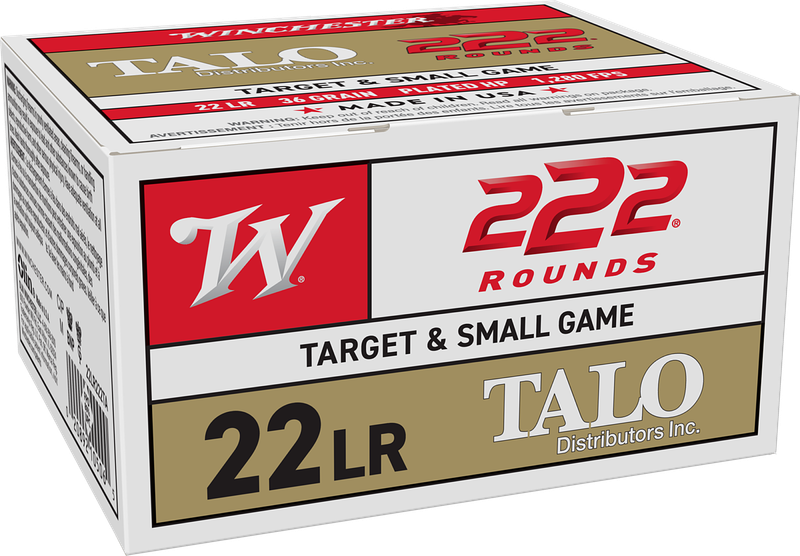 Winchester .22LR 36gr HP 222rds-Bulk