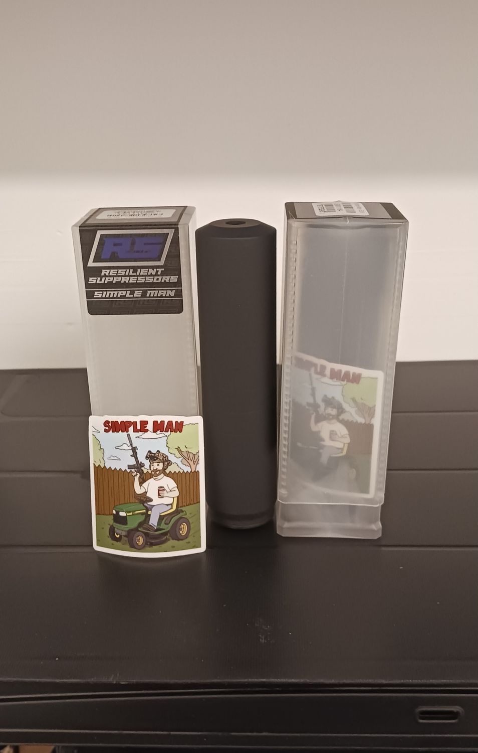 Resilient Simple Man 7.62 Suppressor-BLK. Oak Lawn, IL.