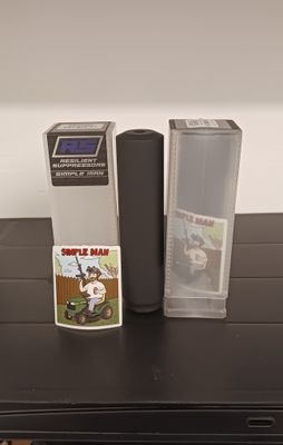 Resilient Simple Man 7.62 Suppressor w/1/2x28 RS Hub Mount-BLK. Oak Lawn, IL.