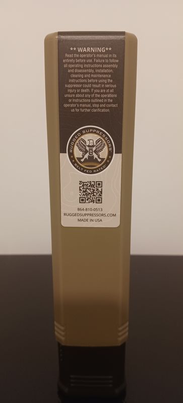 Rugged Obsidian9 ADAPT Modular Direct Thread Suppressor 9mm-Black. Oak Lawn, IL.