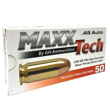 MaxxTech .45acp 230gr 50rd box