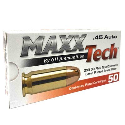 MaxxTech .45acp 230gr 50rd box