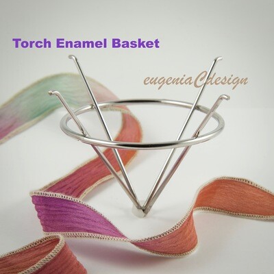 Torch Fire Enamel, Torch Fire Basket, Torch Fire Enamel Basket, Stainless Steel, Torch Enamel Basket