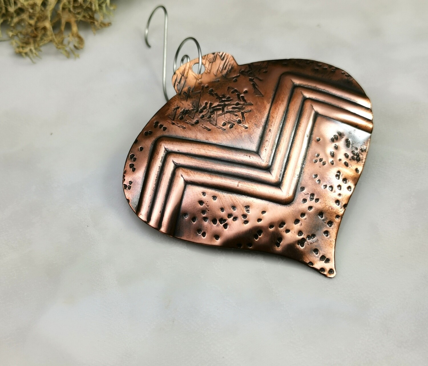 Heart Shaped Copper Ornament Copper Home Decor