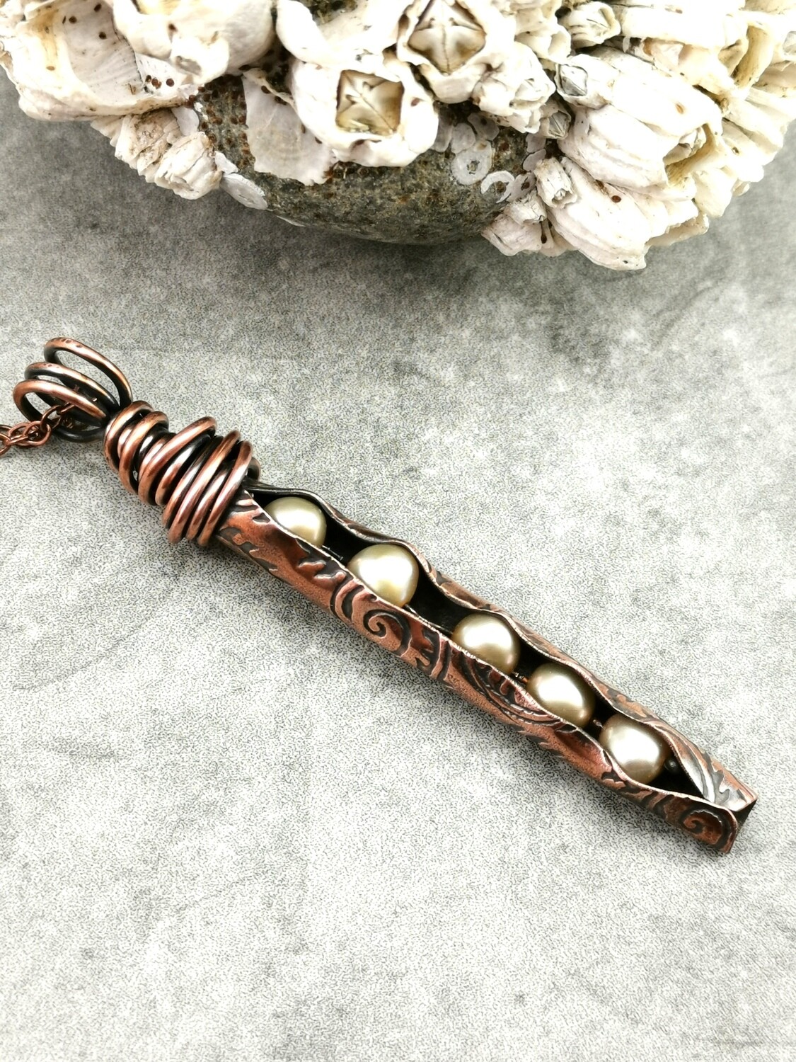 Peas in a Pod Pendant Fresh Water Pearl Pendant