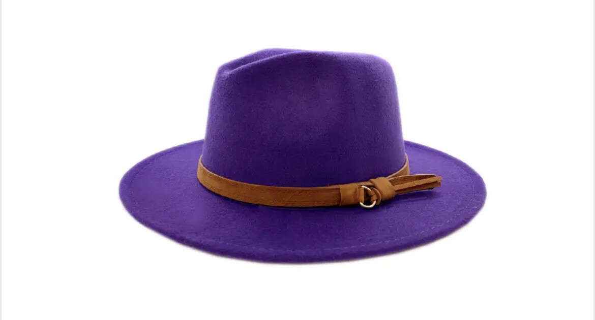 Purple Panama Hat