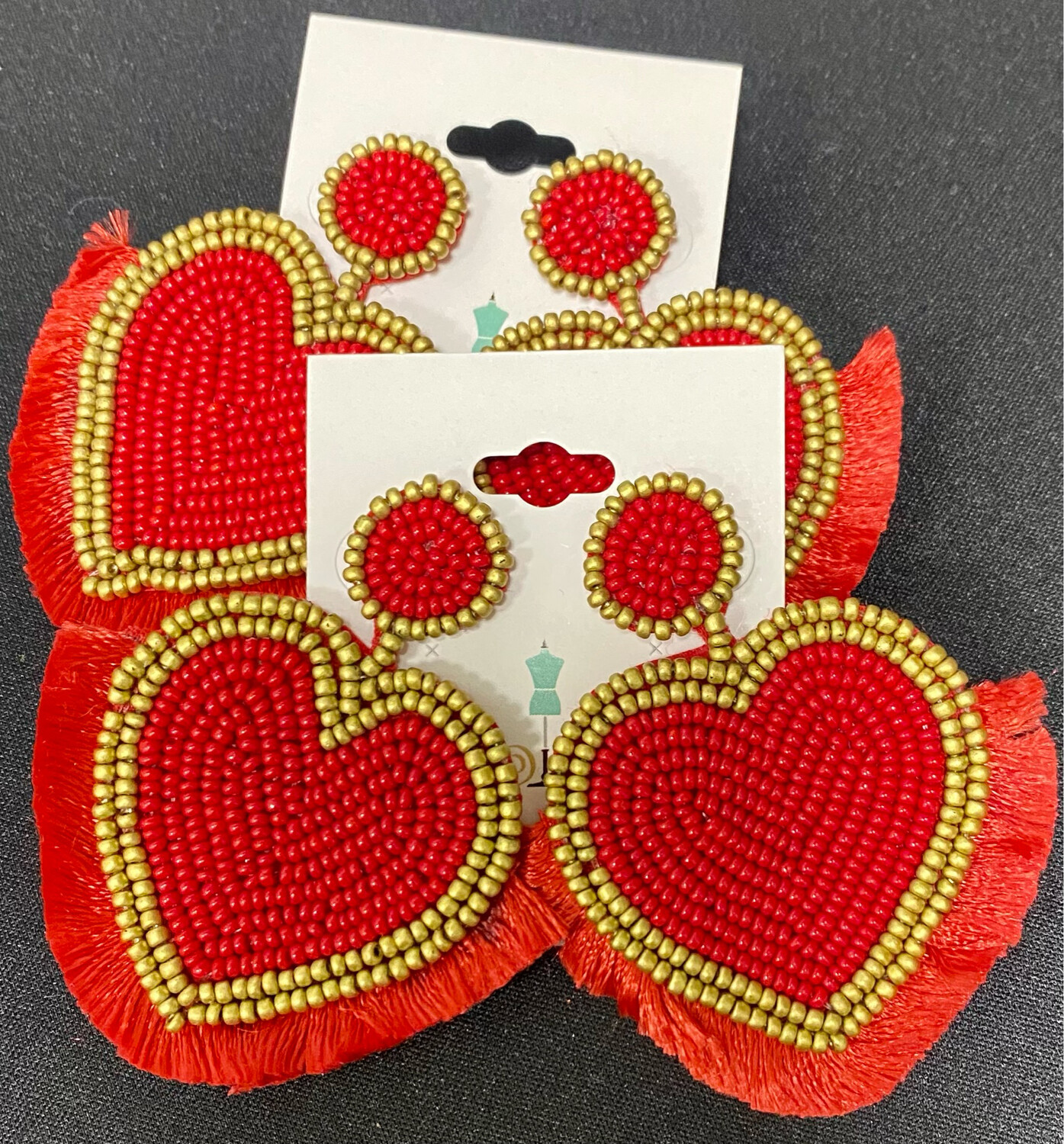 Red Heart Beaded ERNG