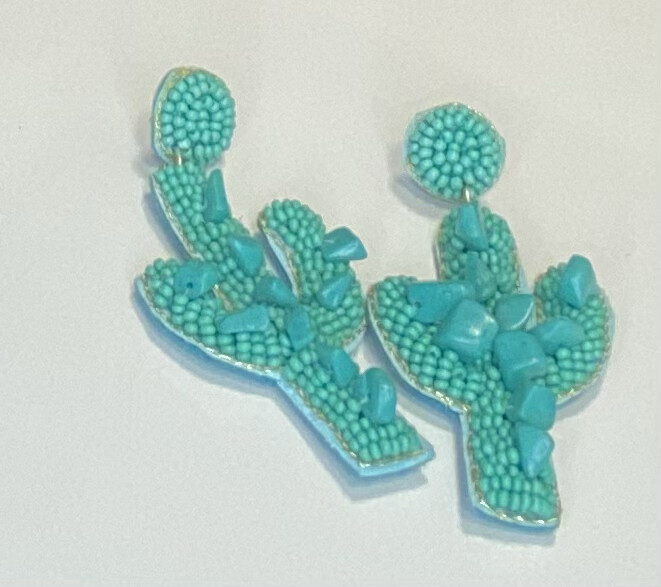 Stoney Cactus Novelty Earring