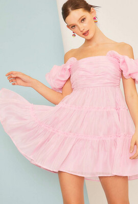 Babydoll Shirring Dress