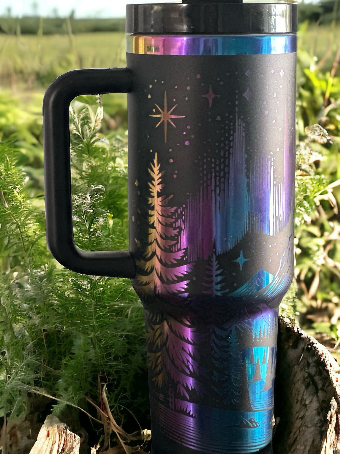 Laser Tumblers Northern lights