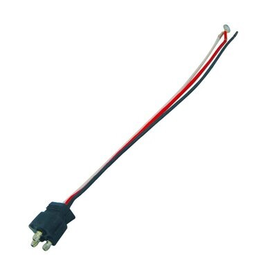 Straight Plug Three-Prong Pigtail - 9.5