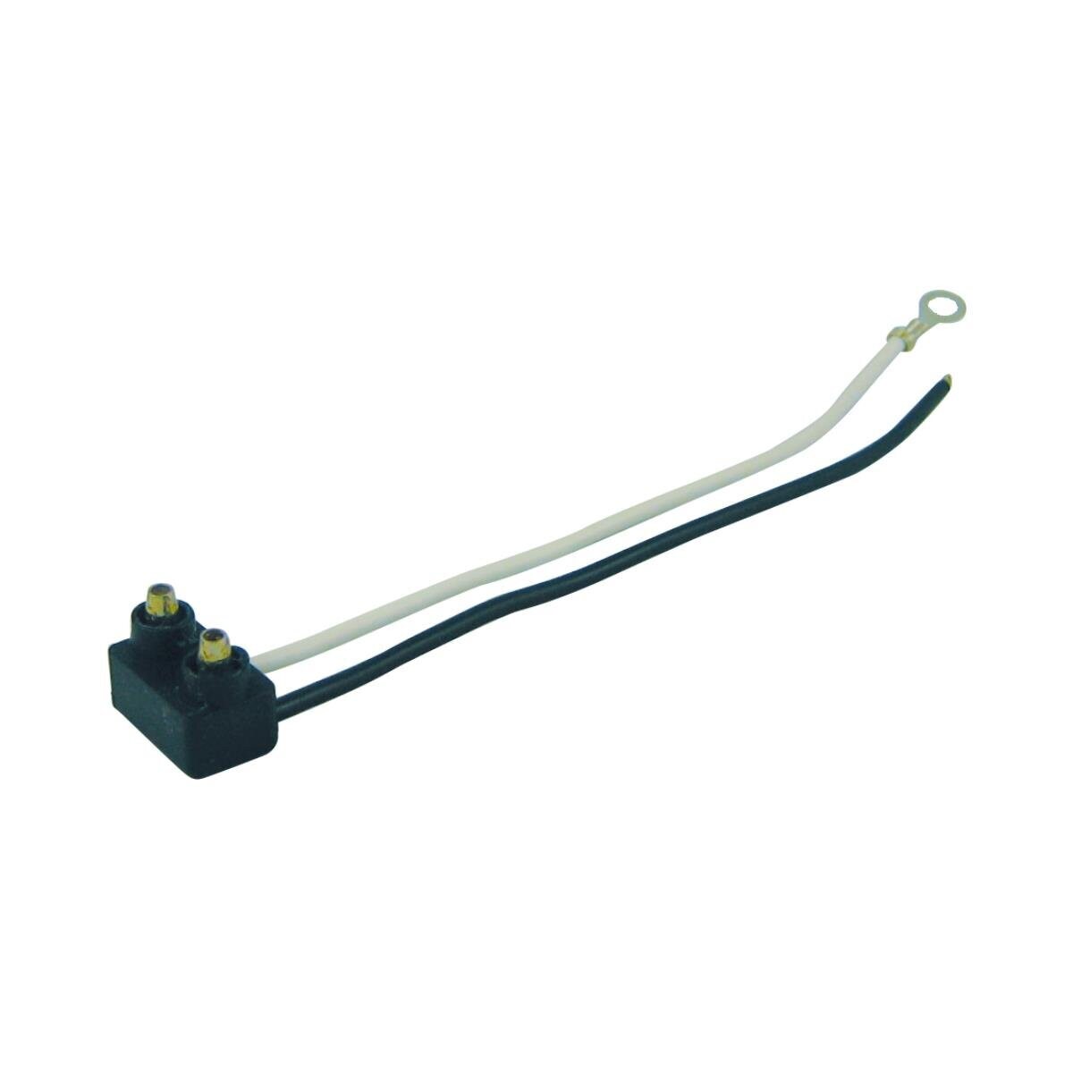 Right Angle Plug Two-Prong Pigtail - 6