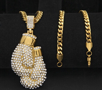 Iced Boxing Glove Necklace