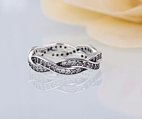 Silver Steriling ‘twist of fate’ european ring