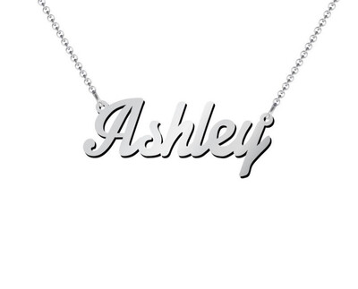 Personalised name necklace