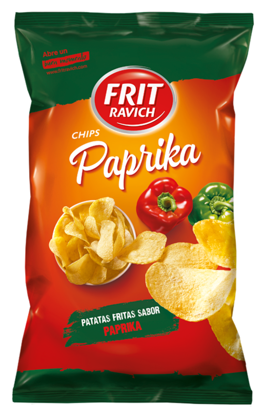 Chips aromatisées au paprika