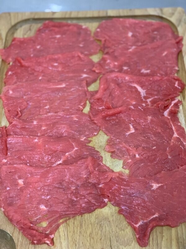 carpaccio de boeuf