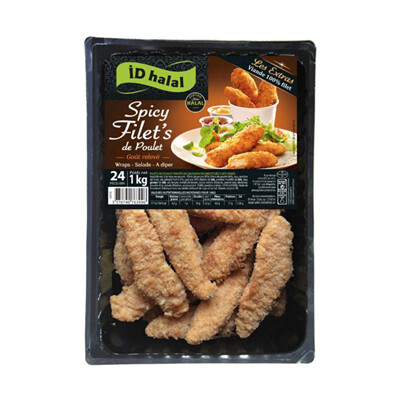 Filet de poulet pané spicy halal iD halal