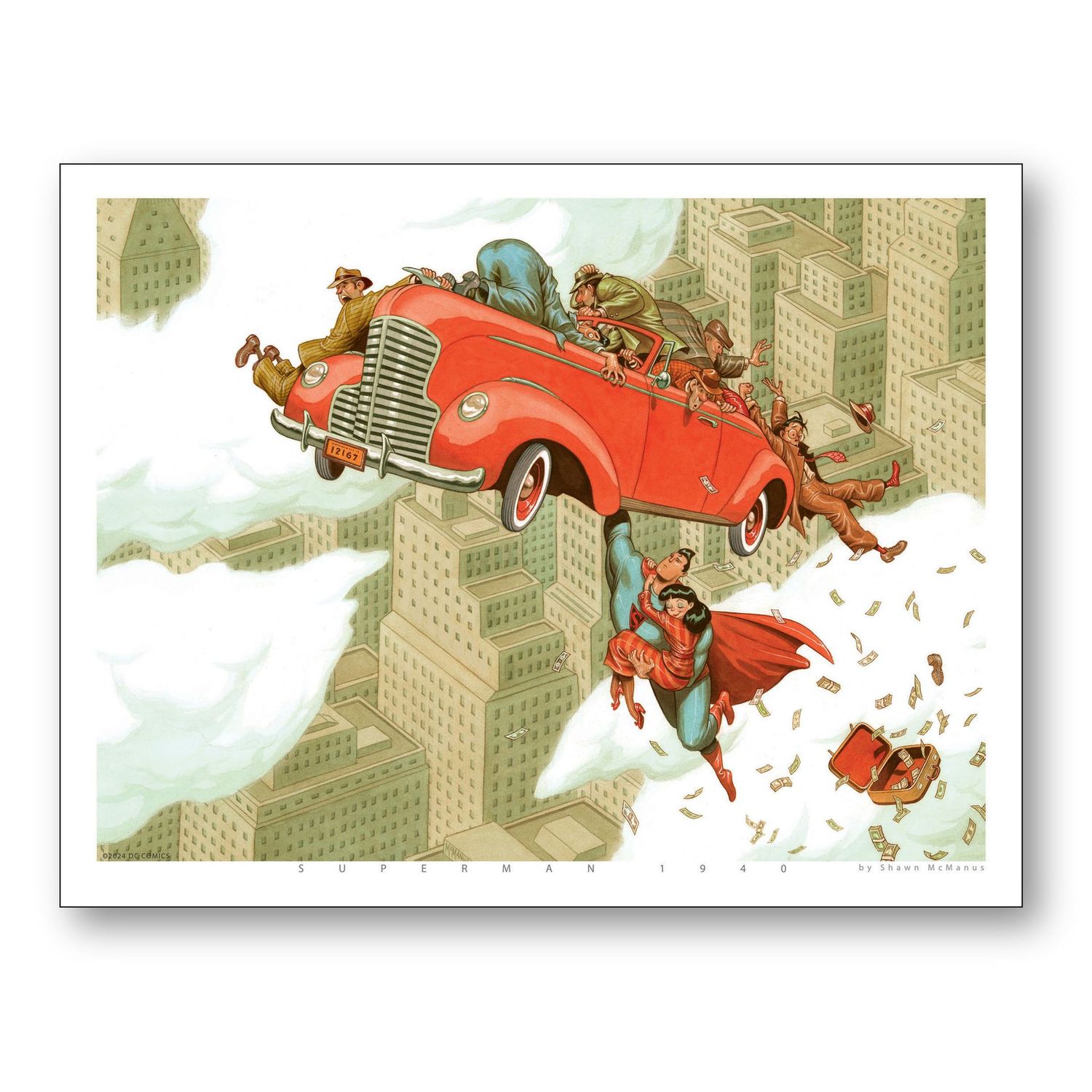 Superman Print by Shawn McManus