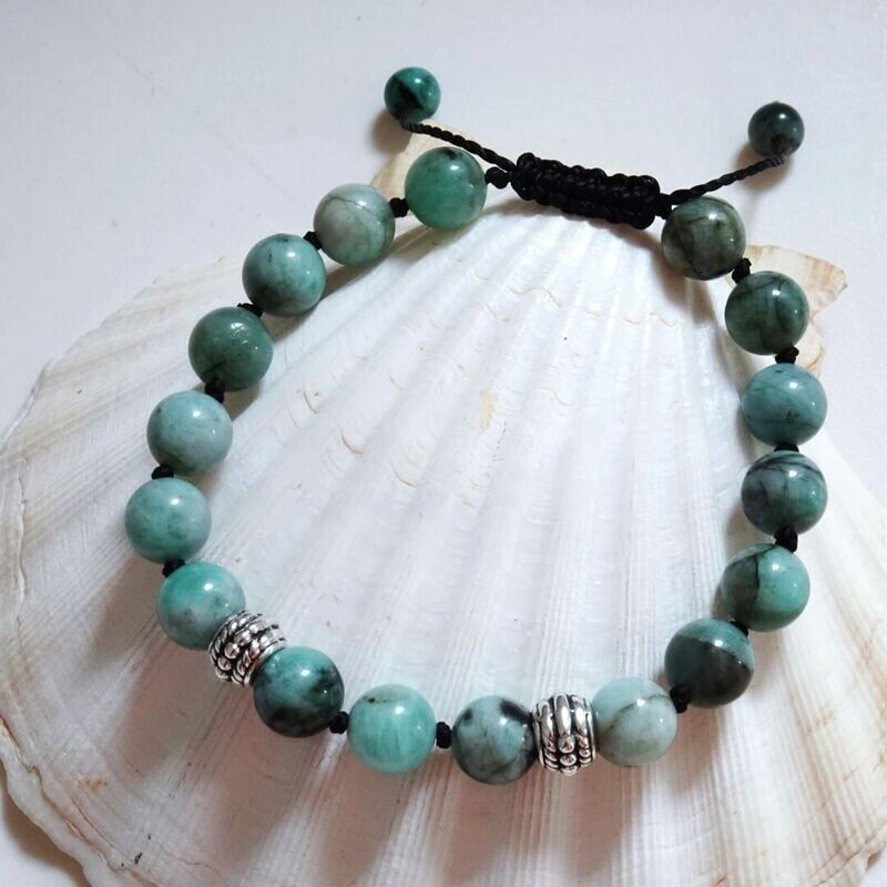Bracelet emeraude