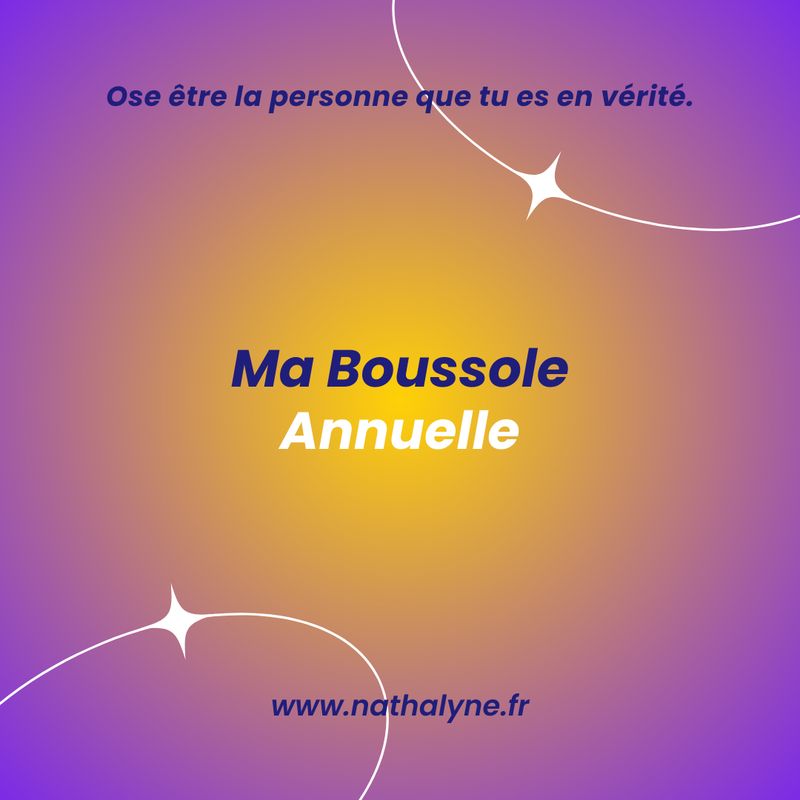 Ma boussole annuelle