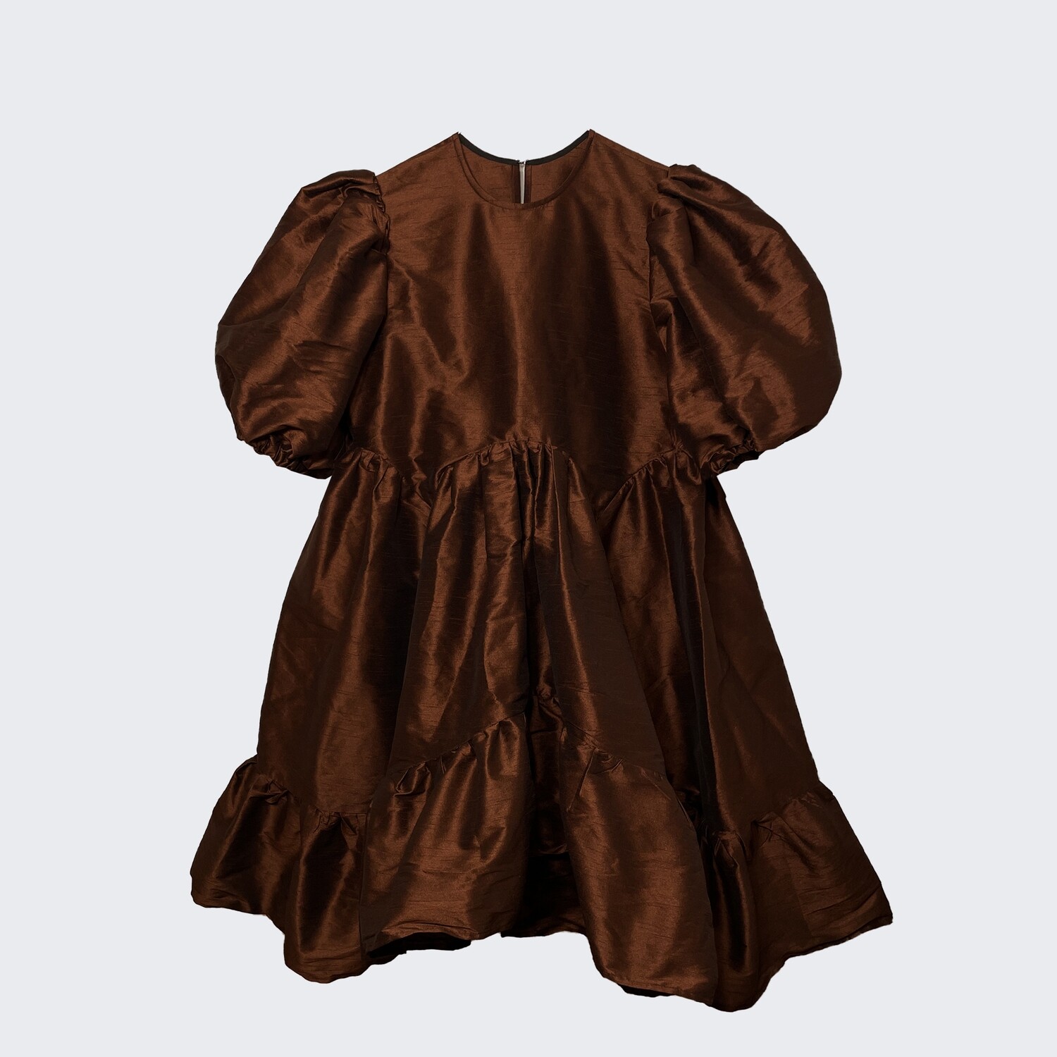 chocolate symmetrical baby dress