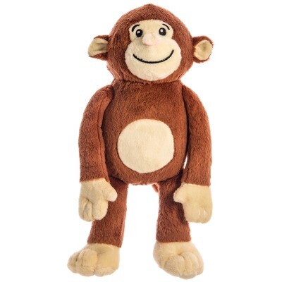 Yonkey Monkey Popular 10-inch Cute Soft Plush Monkey. Travel Buddy, Blogger & Friend