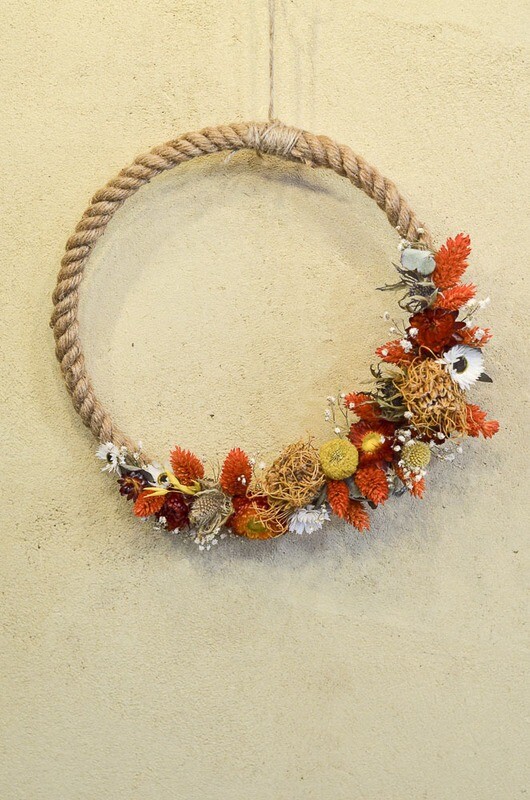 Couronne de fleurs Grenade