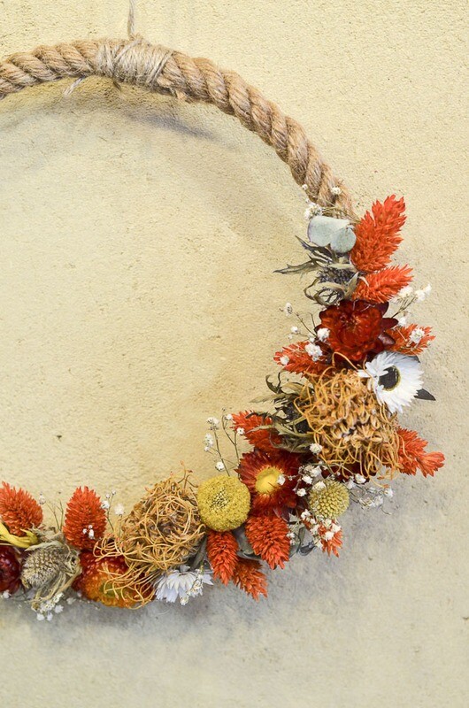 Couronne de fleurs Grenade